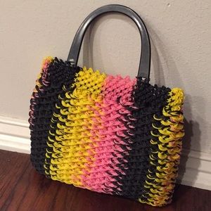 Multicolored African Print Shoulder Bag